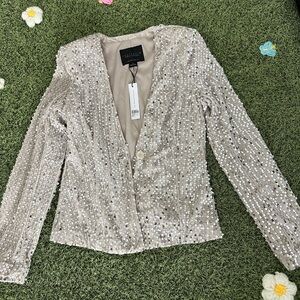Sanctuary Sequin Embellished Blazer